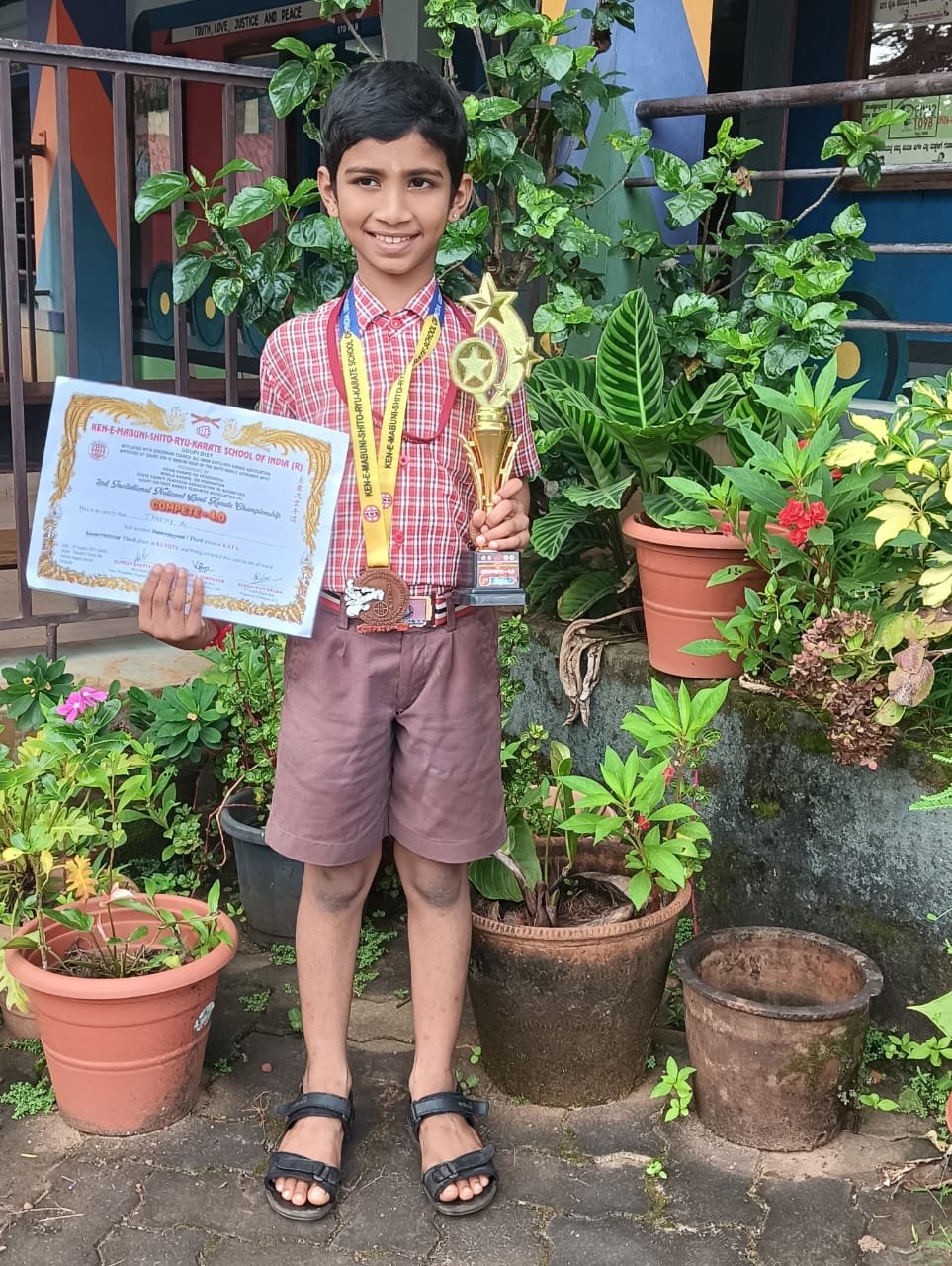Tanmay Karate winner