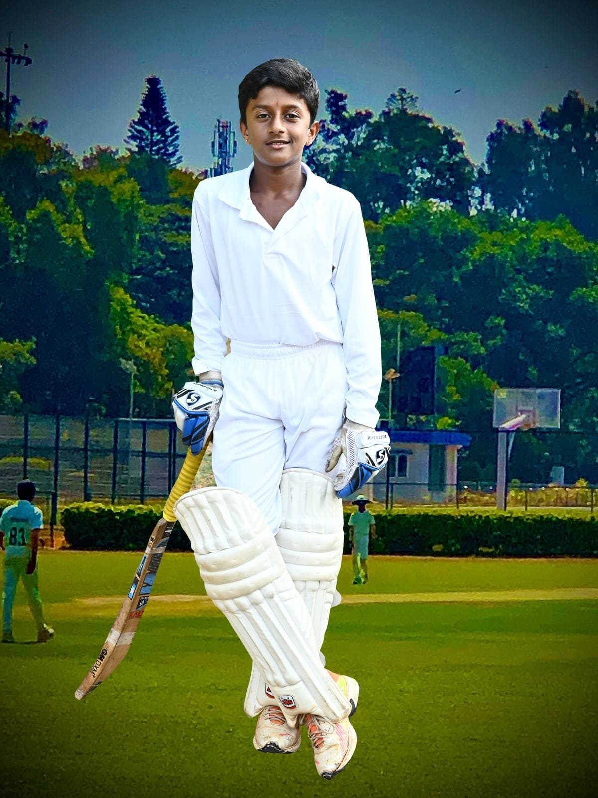 Gowrinandan -Participated in karnataka inter-zonal cricket tournament under 14 in Bangalore